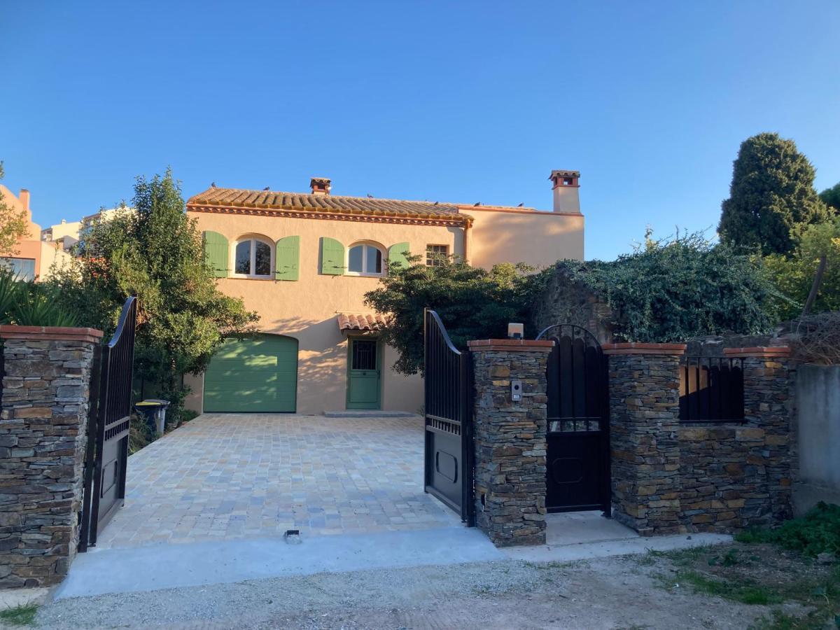 Villa de charme à 1 minute de la plage à pied Banyuls-sur-Mer Esterno foto